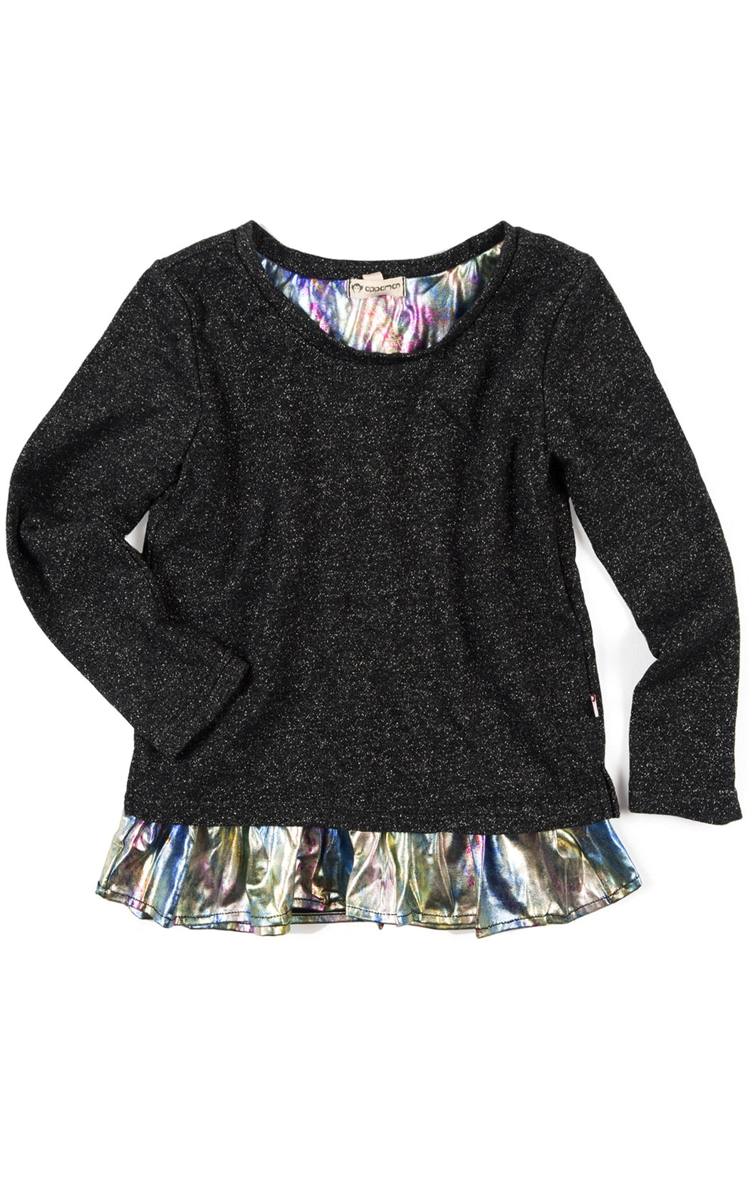 Clearance - Appaman Sparkle Black Valley Top- Size 8