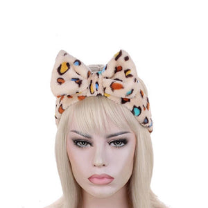 Leopard Print Shower Headwrap