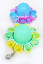 Load image into Gallery viewer, CLEARANCE - Octopus Reversible Push Pop Sensory Toy Charm Key Chain
