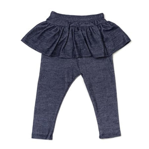 Clearance - Sweet Wink Tutu Leggings -Denim (6-12M)