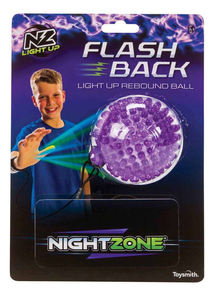 Nightzone Light Up Flash Back Rebound Ball