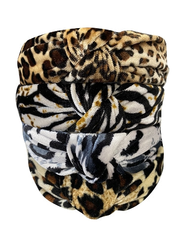 Clearance - Animal Print Knot Headband