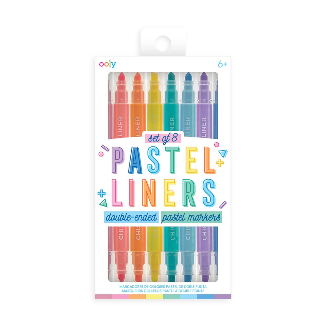 Pastel Liner Double Ended Markers