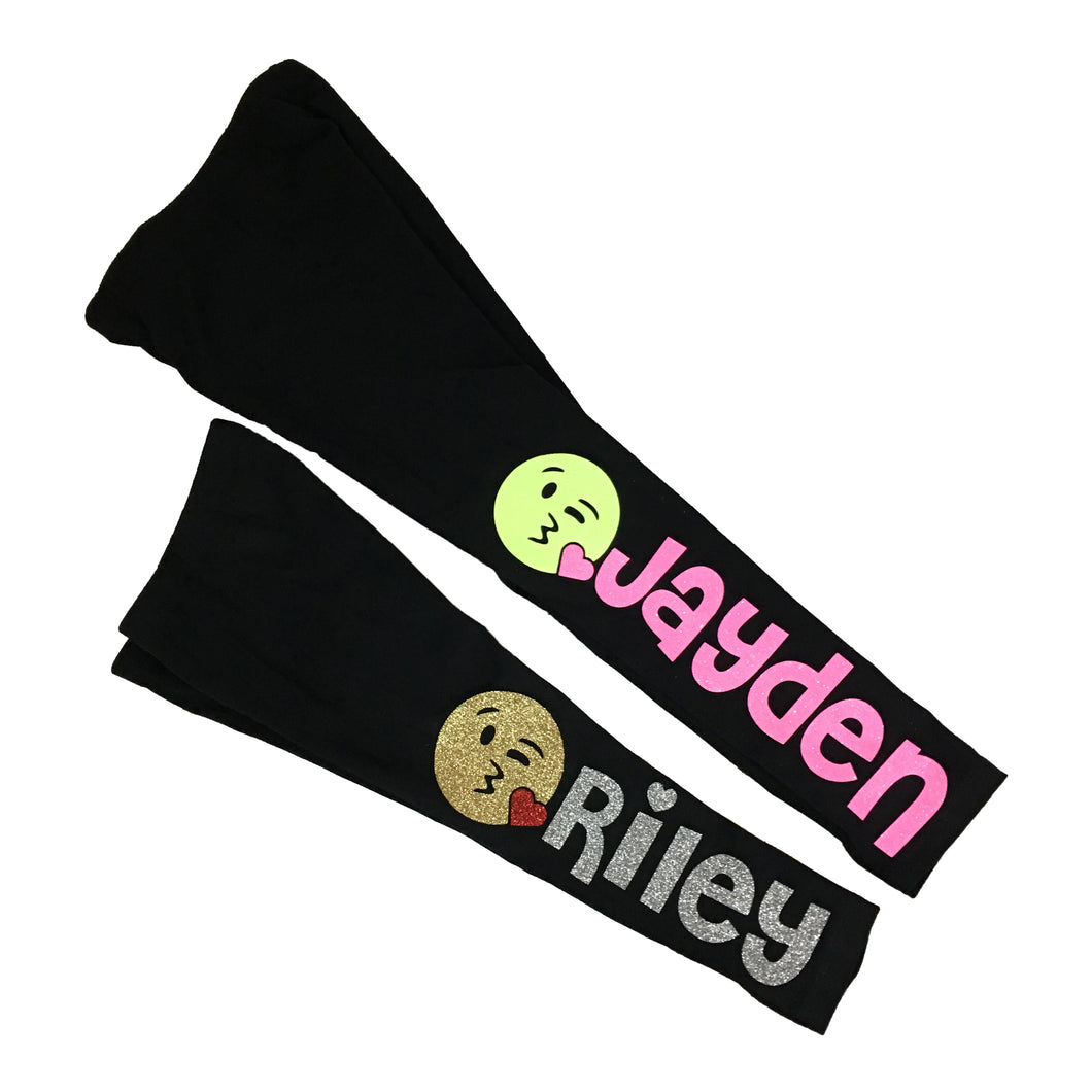 Personalized Kissy Face Leggings