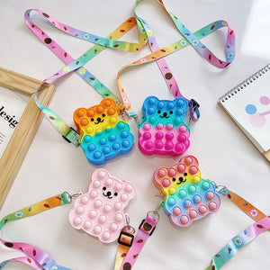 Beary Cute Silicone Cross Over Purse