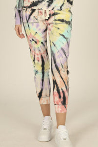 CLEARANCE - Ladies Vintage Havana Yummy Swirl Burnout Joggers