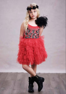 Clearance - Red Fancy Tutu Dress