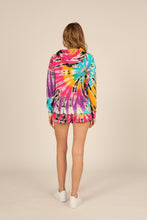 Load image into Gallery viewer, CLEARANCE - Ladies Vintage Havana Boardwalk Tie Dye Burnout Shorts
