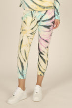 Load image into Gallery viewer, CLEARANCE - Ladies Vintage Havana Pastel Swirl Burnout Jogger
