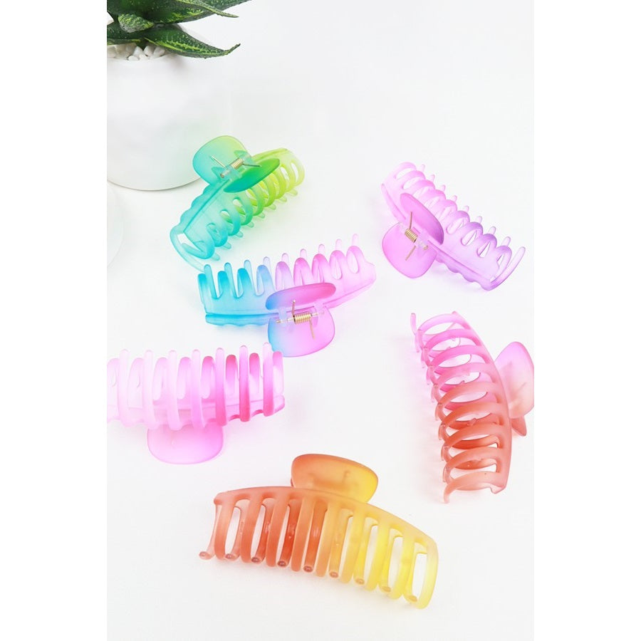 Tie Dye Large Hair Claw